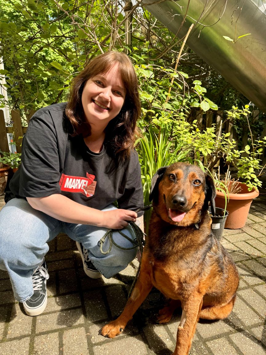 Sarah mit Odin
