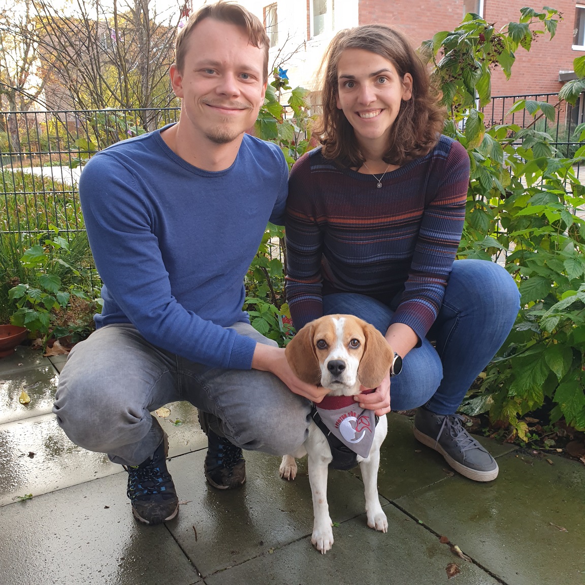 Julian und Katharina mit Indy