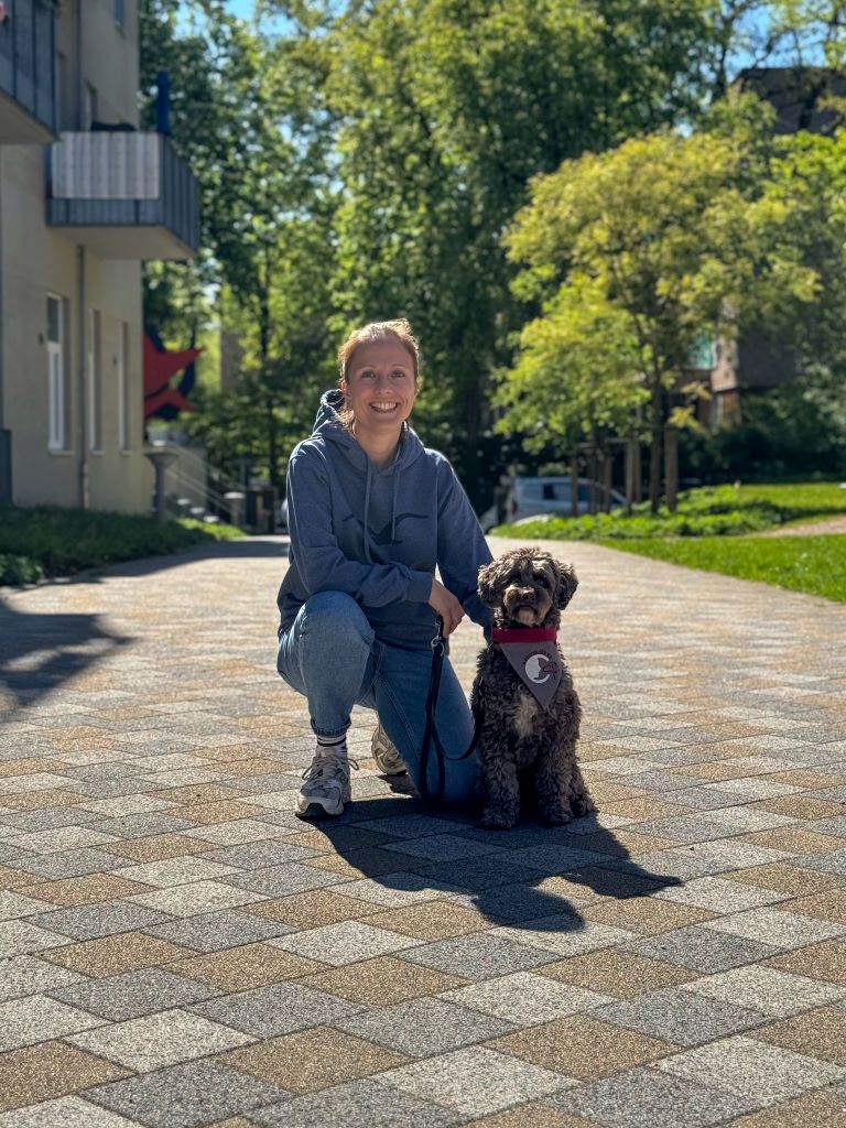 Annika mit Hugo
