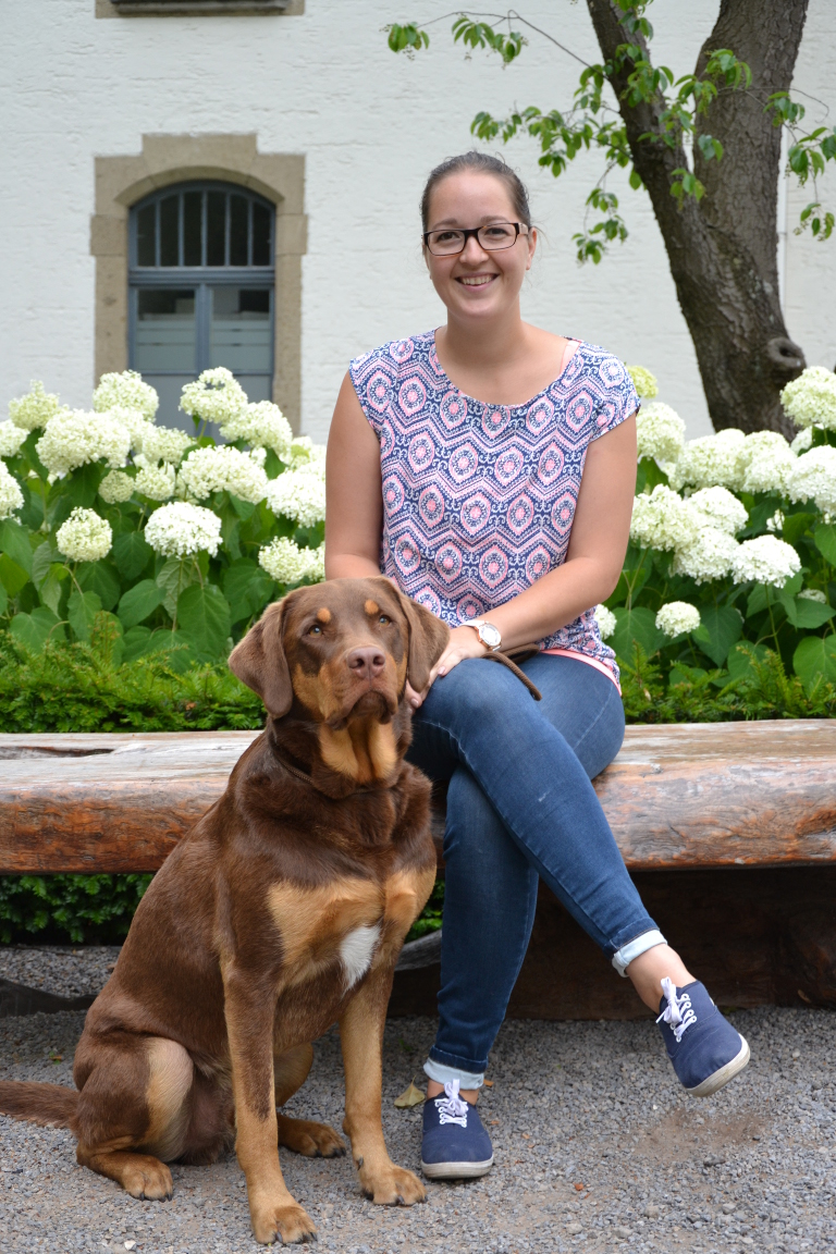 Sabrina mit Buddy